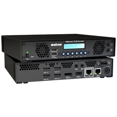 Matrox Graphics Maevex 6120 Dual 4K Enterprise Encoder MVX-E6120-2